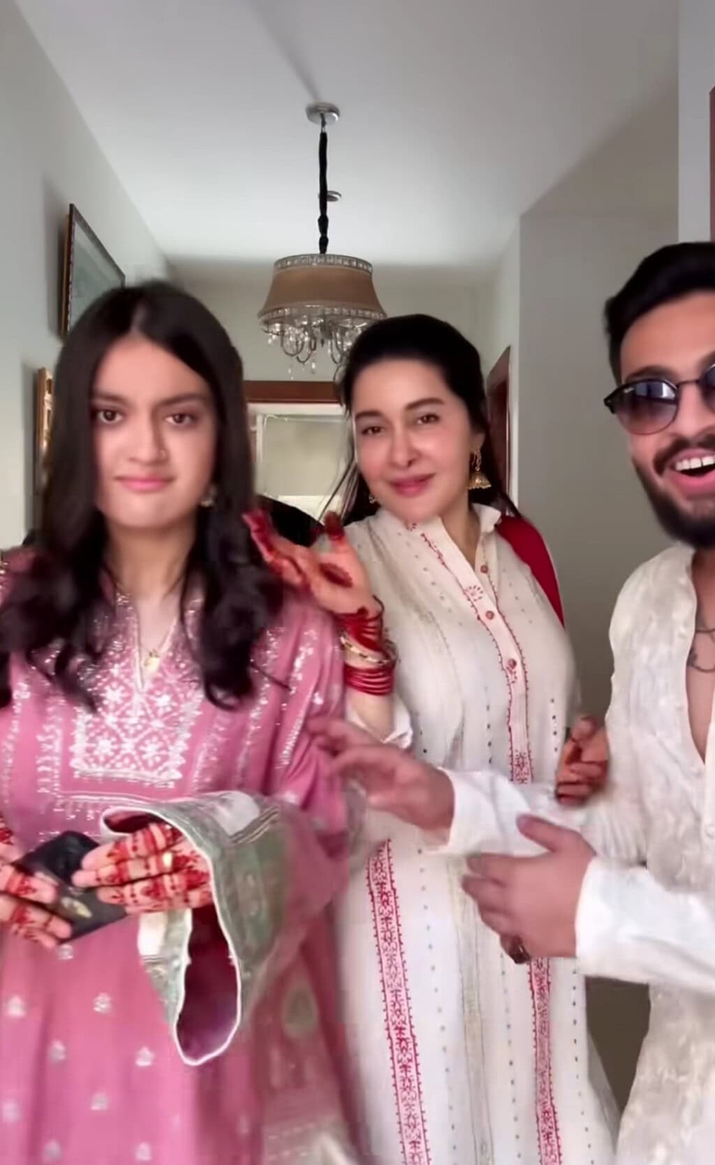Shaista Lodhi Celebrating Eid ul Fitr with Her Children