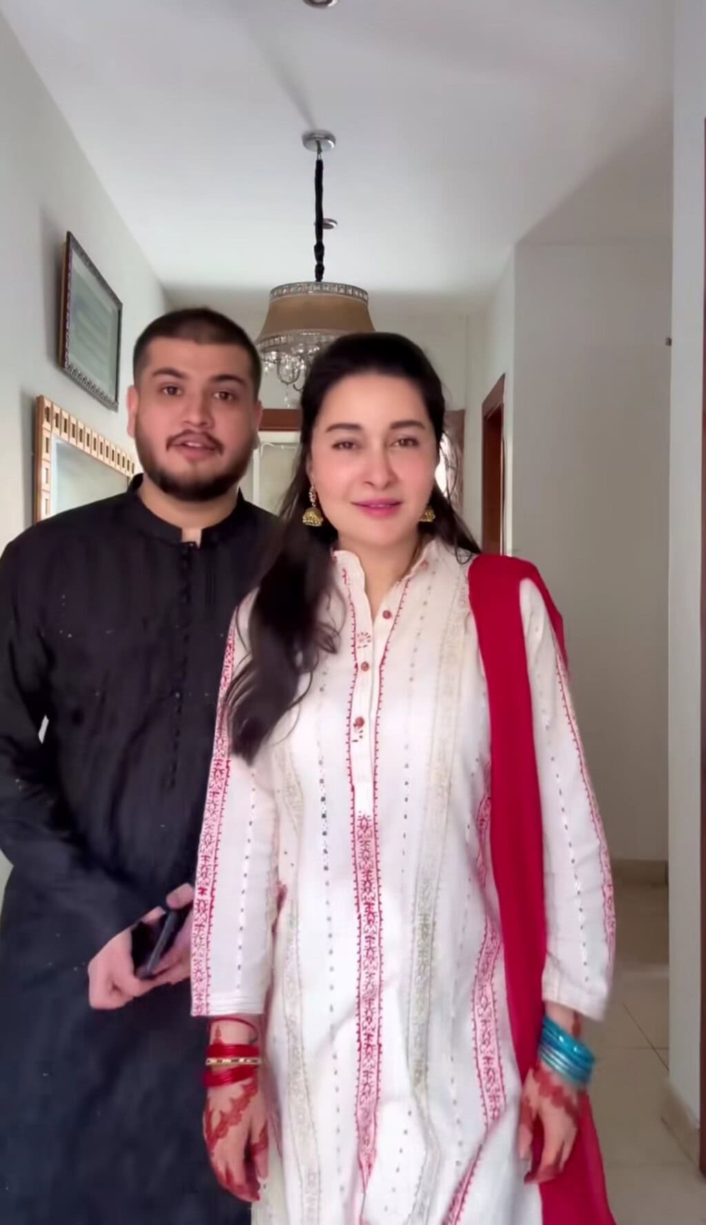 Shaista Lodhi Celebrating Eid ul Fitr with Her Children