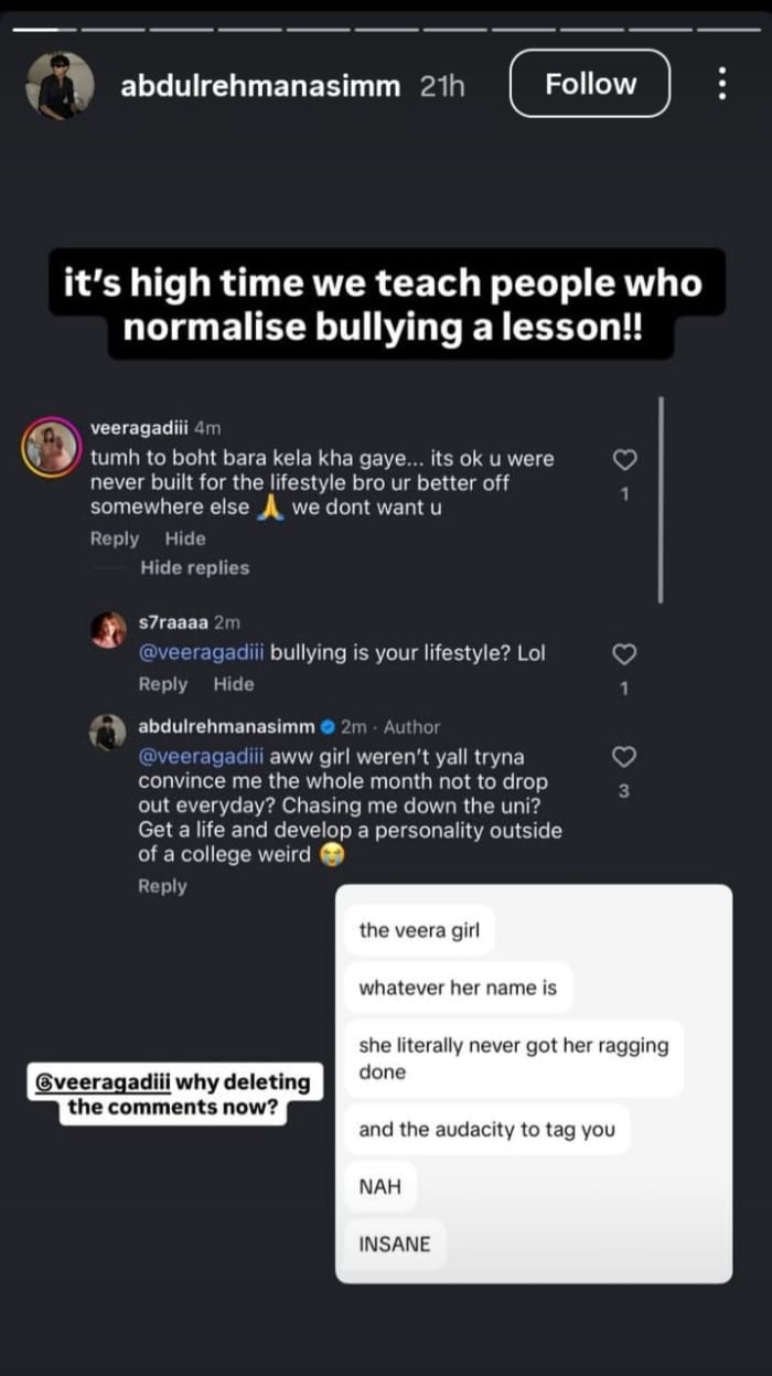 Young Influencer Abdul Rehman Asim Exposes NCA Bullying Culture