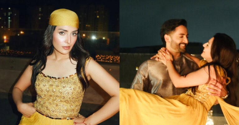 Ayeza Khan’s Sleeveless Chand Raat Look Disappoints Public