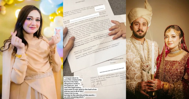 Rajab Butt Sends Divorce Papers To Wife Eman Fatima