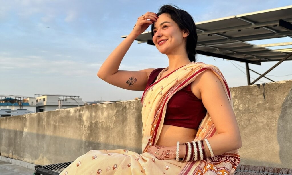 Hania Aamir’s Bold Eid Saree Look Under Fire