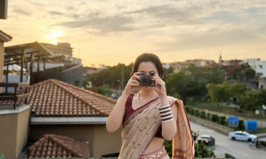 Hania Aamir’s Bold Eid Saree Look Under Fire
