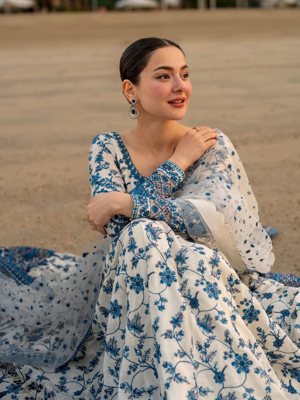 Hania Aamir’s Bold Eid Saree Look Under Fire