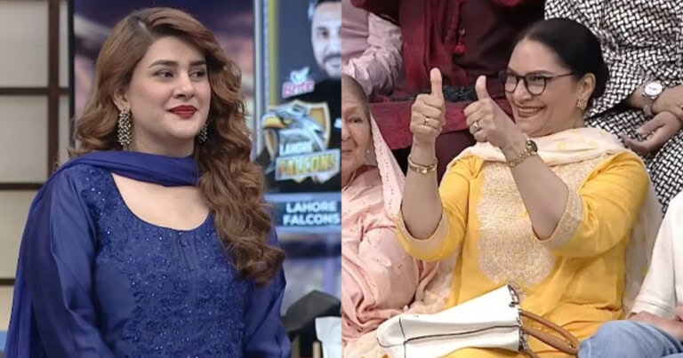 Kubra Khan’s Beautiful Gesture For Mother-In-Law In Jeeto Pakistan