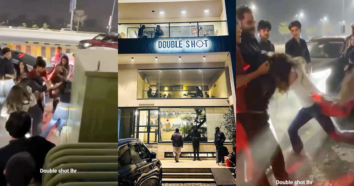 Pakistani Girls Clash Outside Coffee House In Lahore