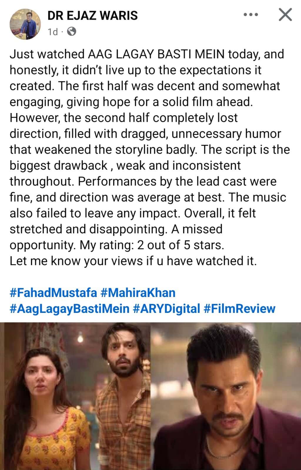 Aag Lagay Basti Mein Reviews