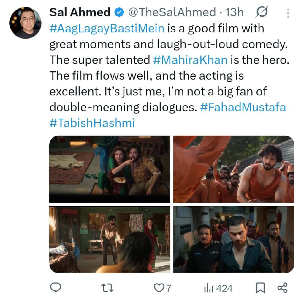 Aag Lagay Basti Mein Reviews