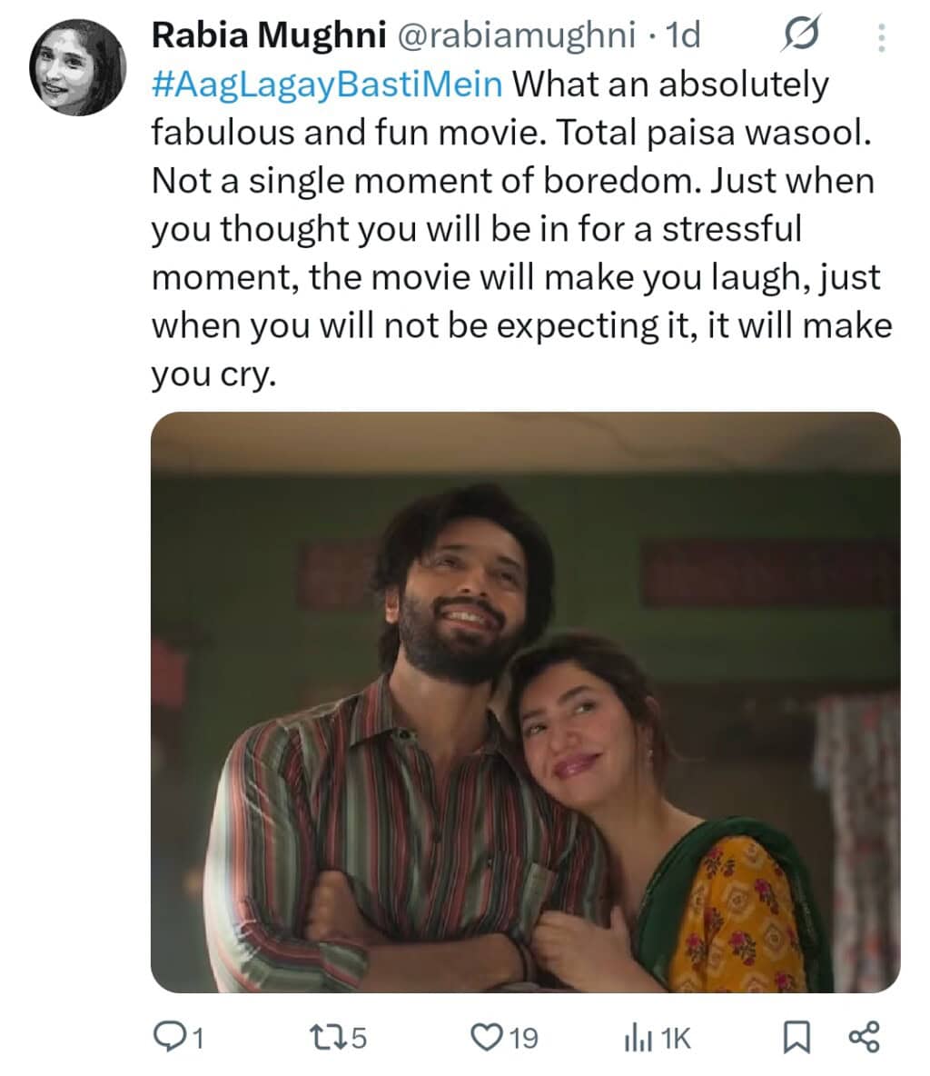 Aag Lagay Basti Mein Reviews