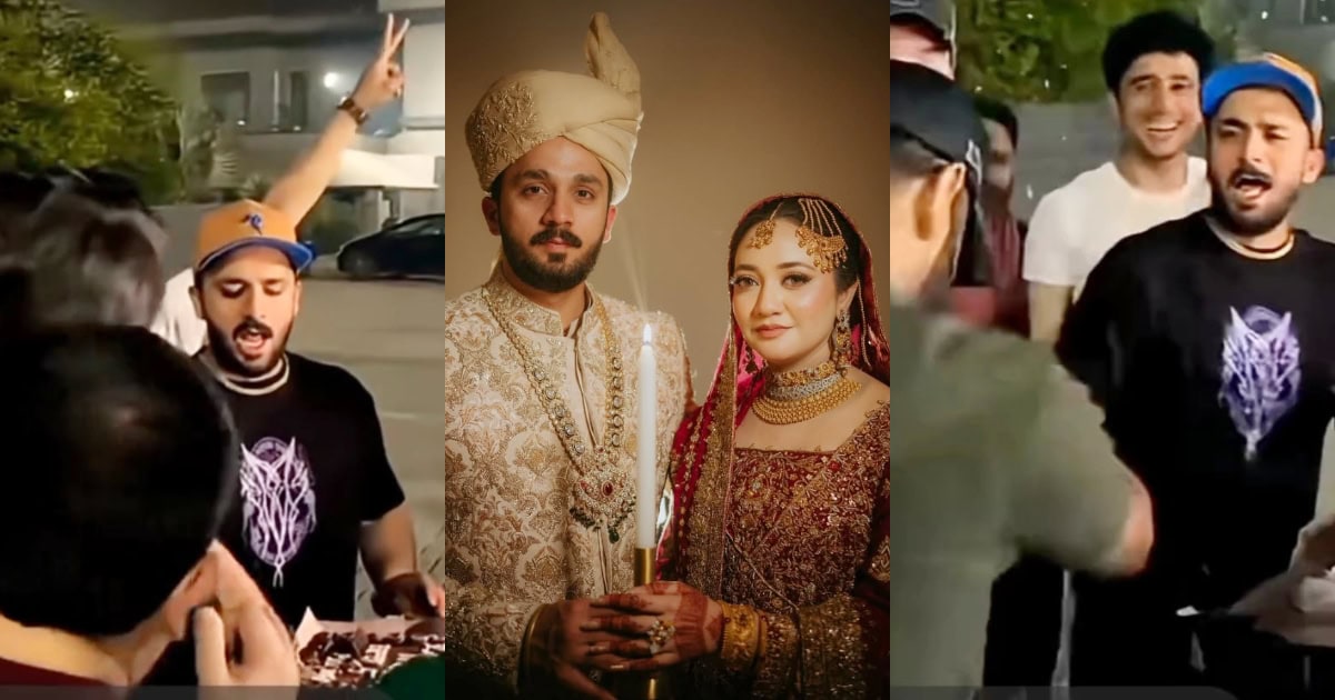 Rajab Butt Seen Celebrating Day After Divorcing Eman Fatima