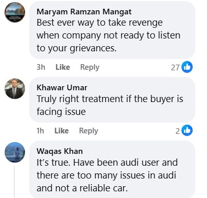 Pakistani Man’s Unique Protest Against Audi Goes Viral