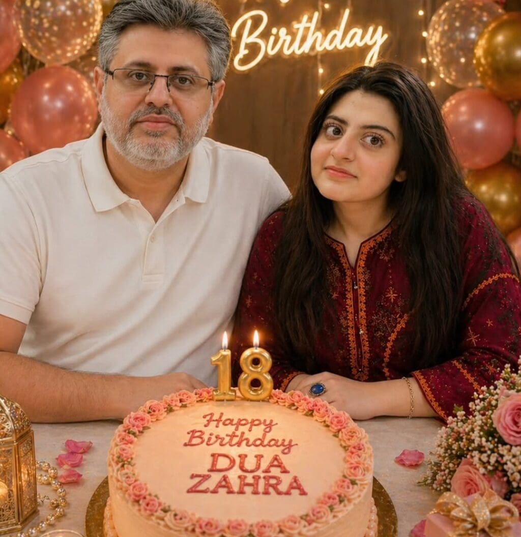 Dua Zehra Turns 18 – Father’s Beautiful Wish