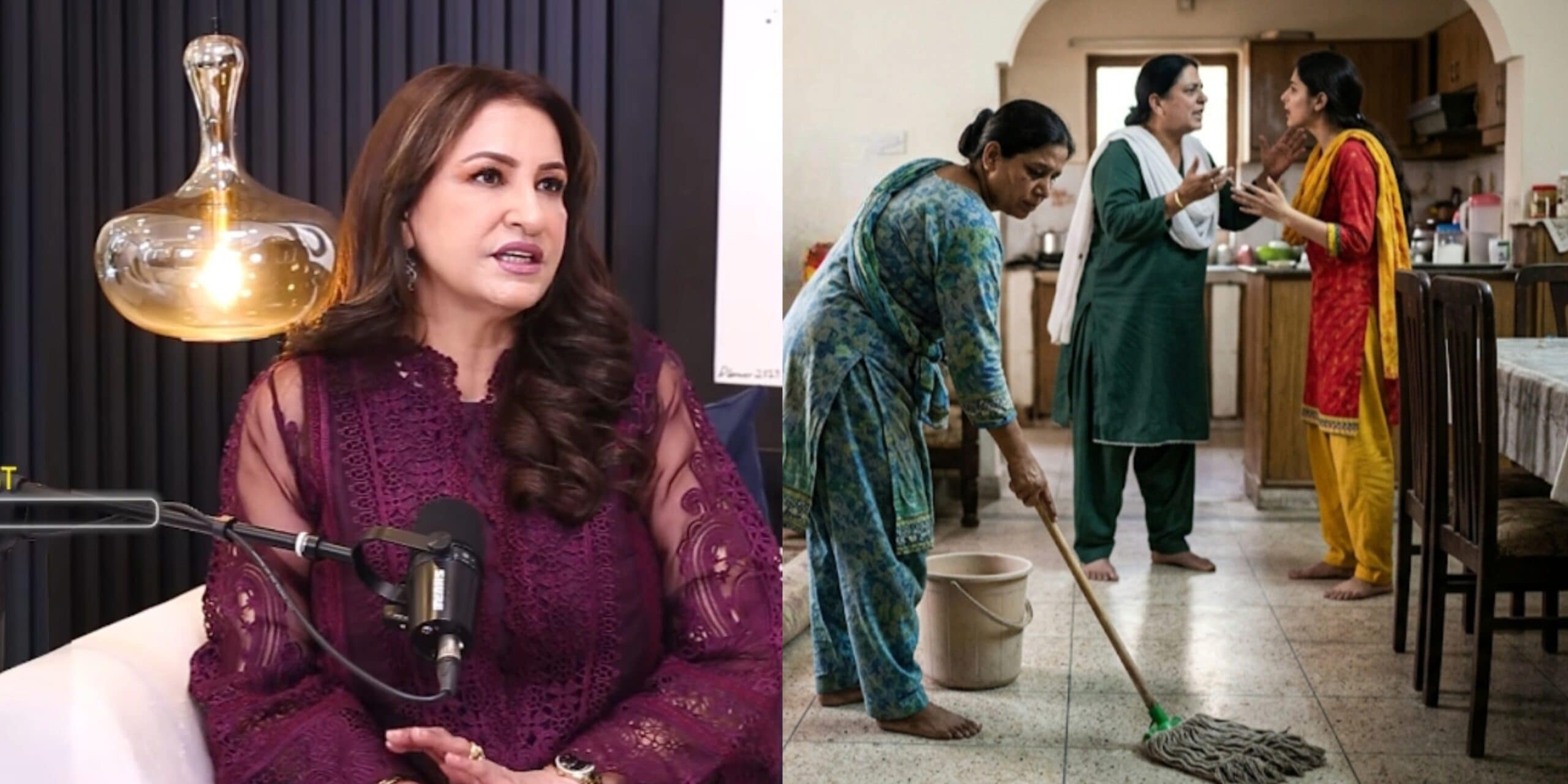 Saba Faisal Blames House Help for Family Conflicts