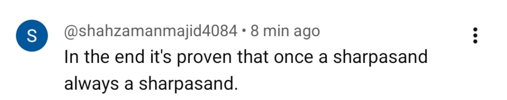 SharPasand Last Episode Public Reaction