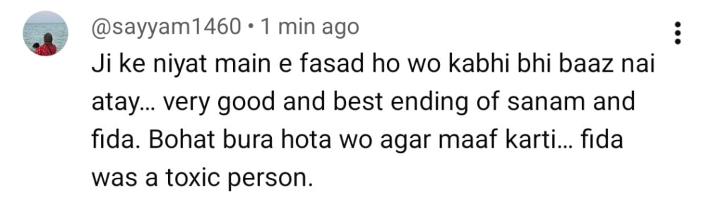 SharPasand Last Episode Public Reaction