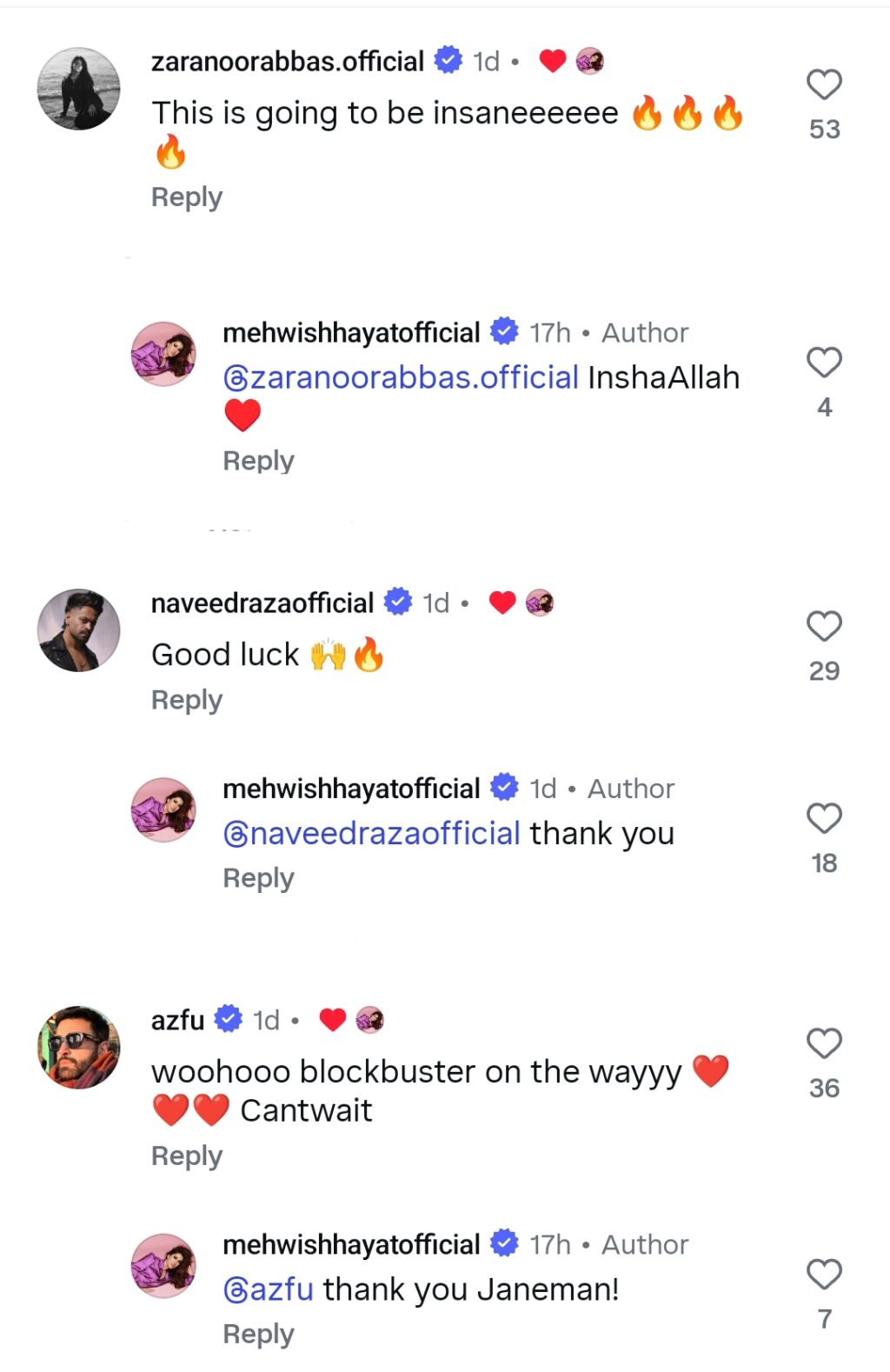 Mehwish Hayat & Fahad Mustafa Film Details Revealed