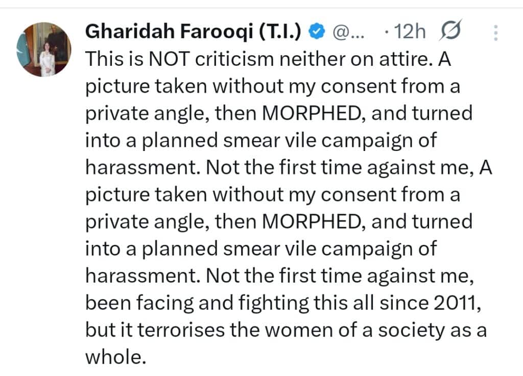 Gharidah Farooqi Responds to Outfit Malfunction Trolling