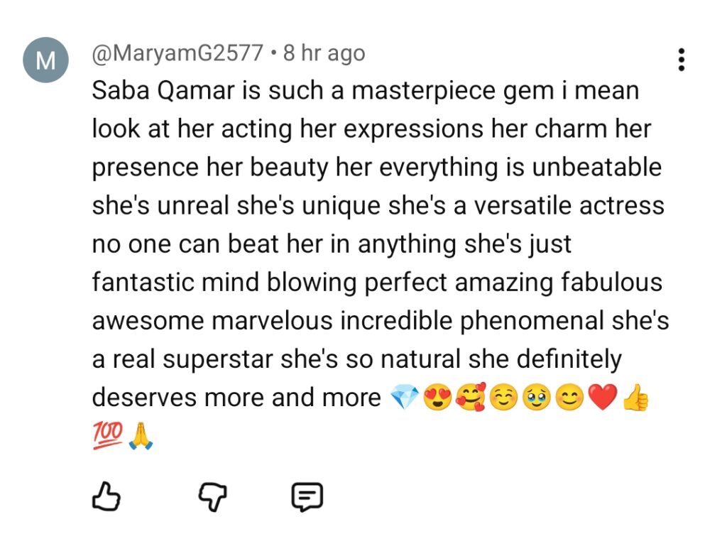 Saba Qamar Makes Audience Feel for Jahan Ara