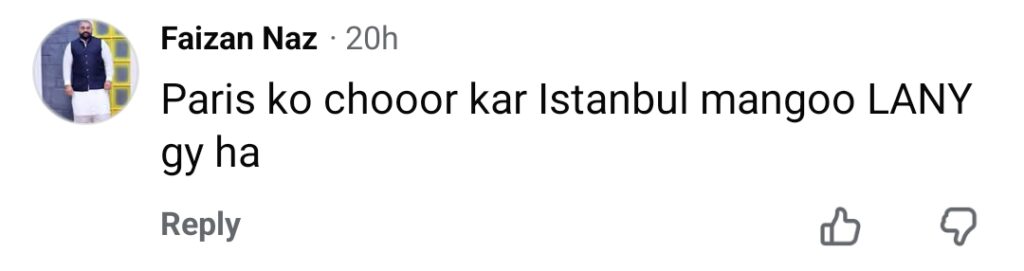 Sharmila Faruqui Trolled For Vacationing in Turkey after Karachi Vs Paris Statement