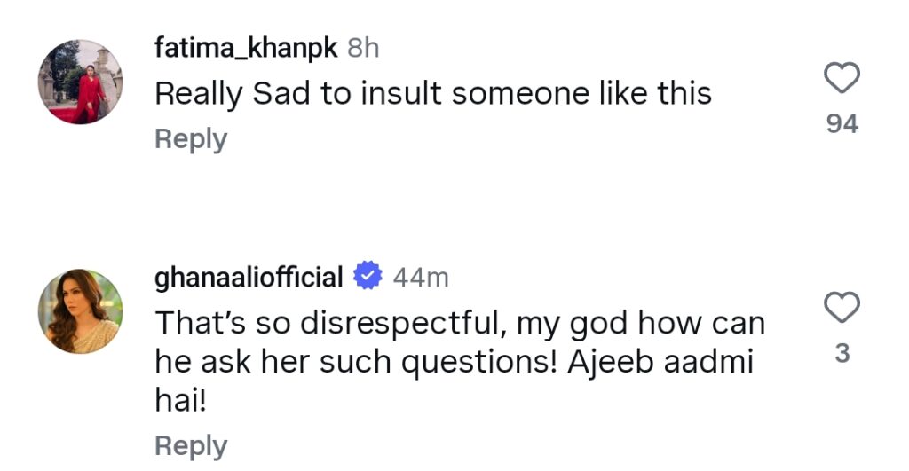 Irshad Bhatti’s Demeaning Questions to Meera Disappoint Fans
