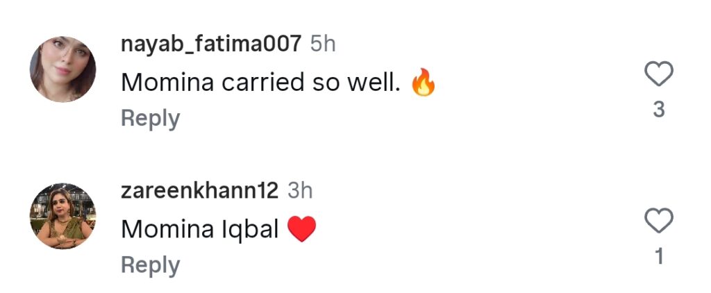Netizens Compare Hiba Bukhari and Momina Iqbal