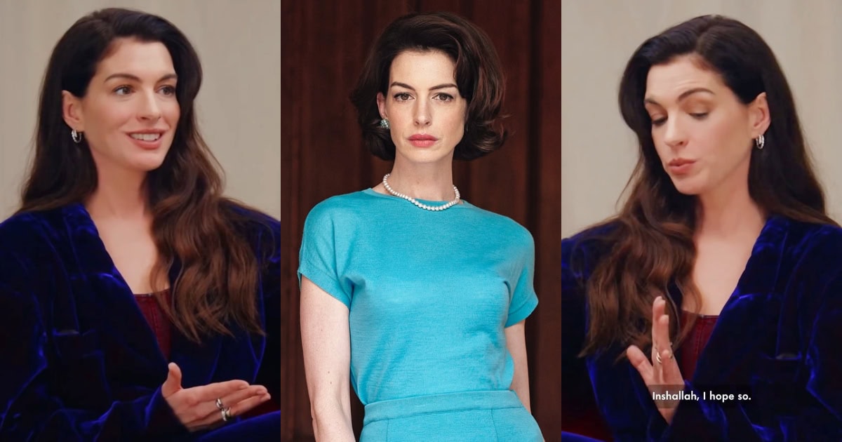 anne-hathaway Hollywood Star Anne Hathaway Saying InshaAllah Goes Viral