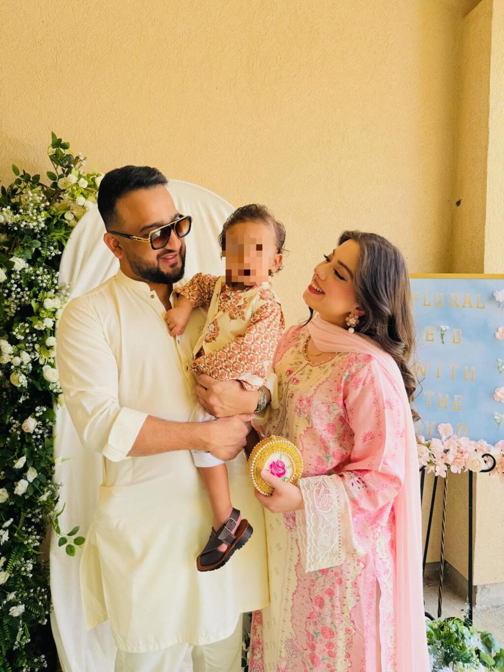 Arisha Razi Khan With Husband & Son In Mexico