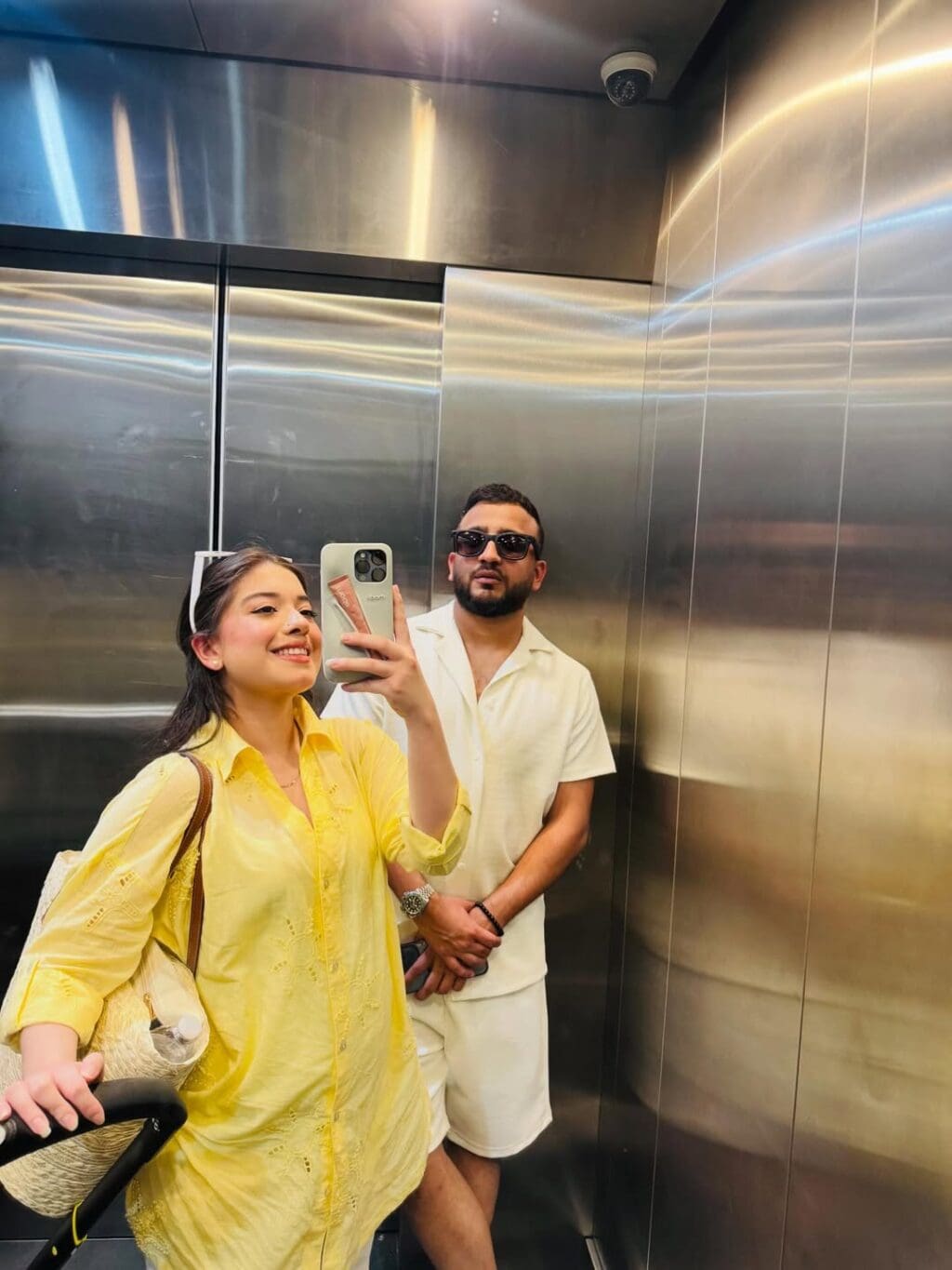 Arisha Razi Khan With Husband & Son In Mexico