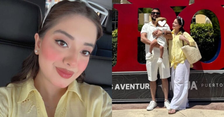 Arisha Razi Khan With Husband & Son In Mexico