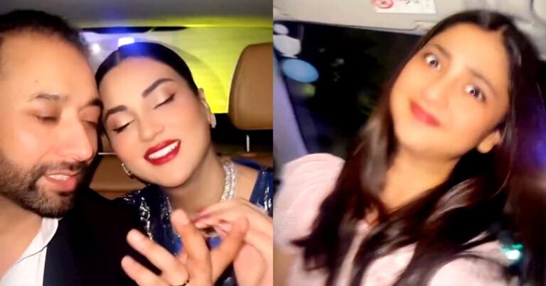 Fiza Ali Romancing Infront Of Daughter Criticized
