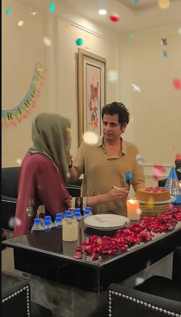 Irshad Bhatti’s Wife’s Beautiful Birthday Surprise for Him