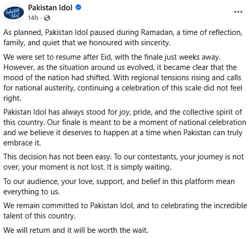 Public Reacts To Pakistan Idol’s Abrupt Ending & Official Statement