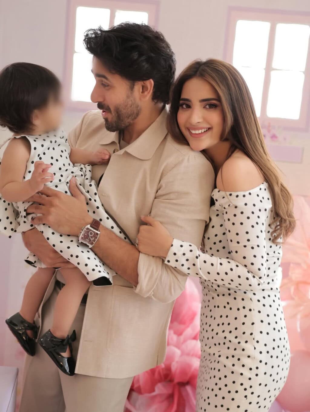 Saboor Aly & Ali Ansari Celebrate Daughter’s First Birthday