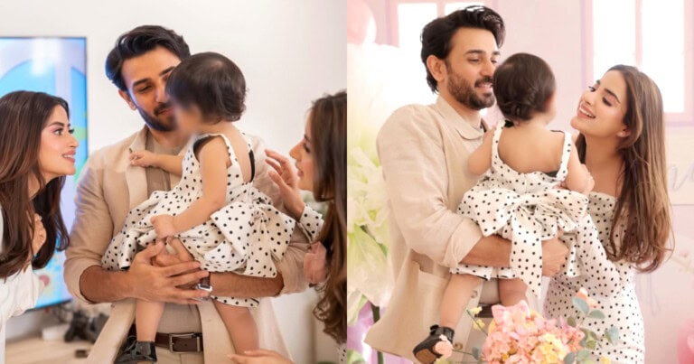 Saboor Aly & Ali Ansari Celebrate Daughter’s First Birthday