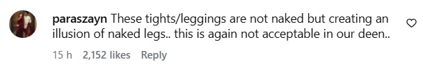 Dananeer Mobeen Explanation On Tights Unaccepted