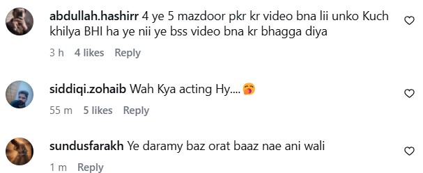 Fiza Ali Accused Of Using Labourers For Views