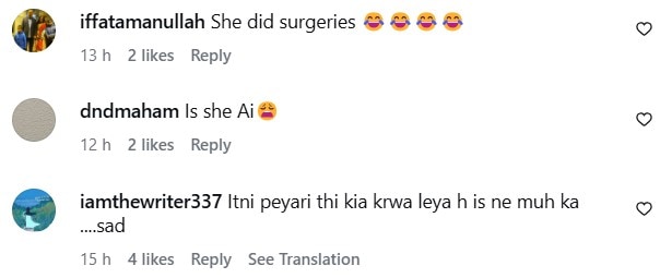 Internet Thinks Ayeza Khan Got Cosmetic Procedures