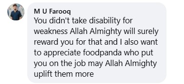 Handicapped Foodpanda Rider's Inspirational Journey Wins Hearts Handicapped Foodpanda Rider’s Inspirational Journey Wins Hearts