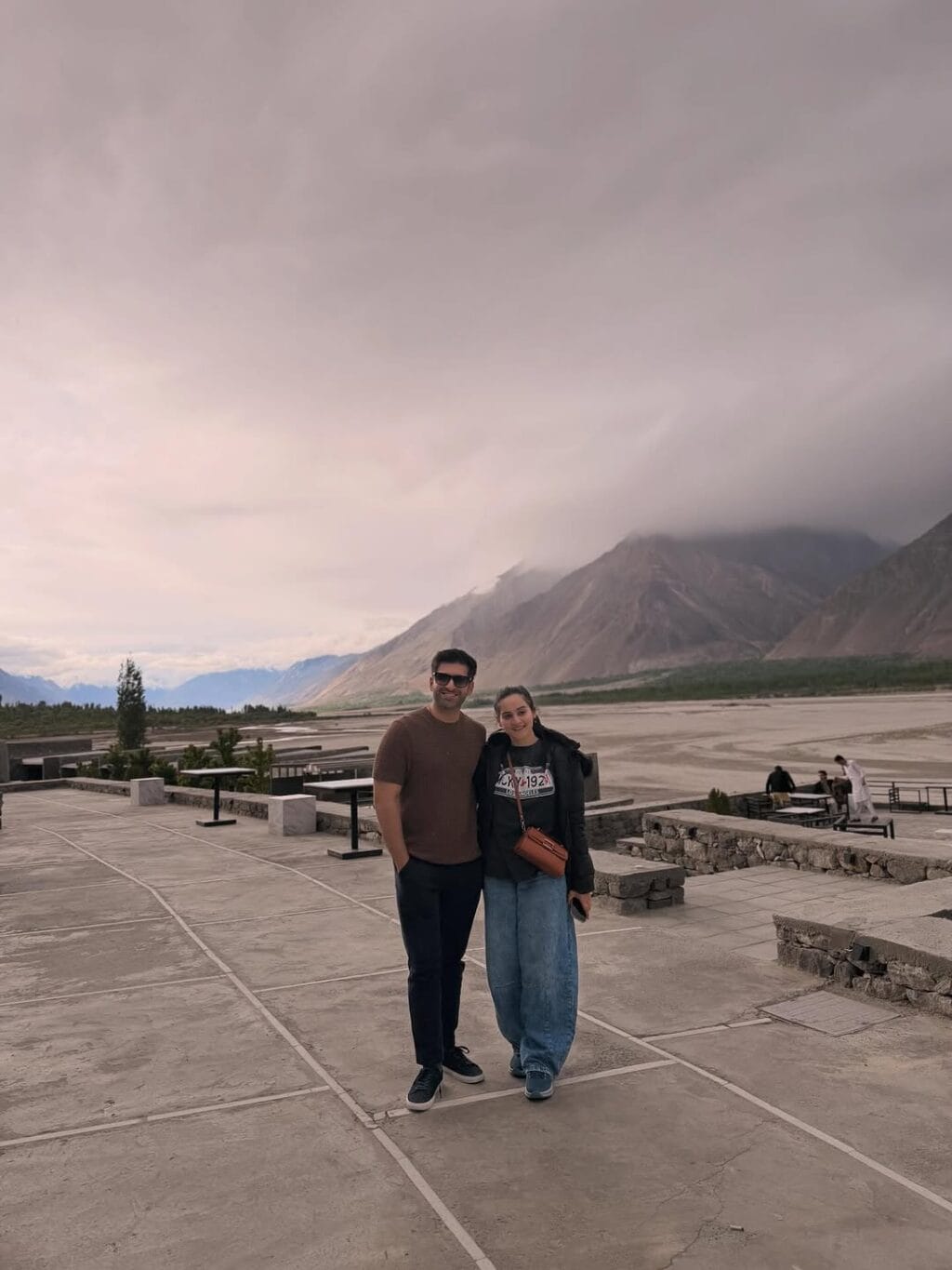 Aiman Khan and Muneeb Butt Family Clicks from Skardu Vacation