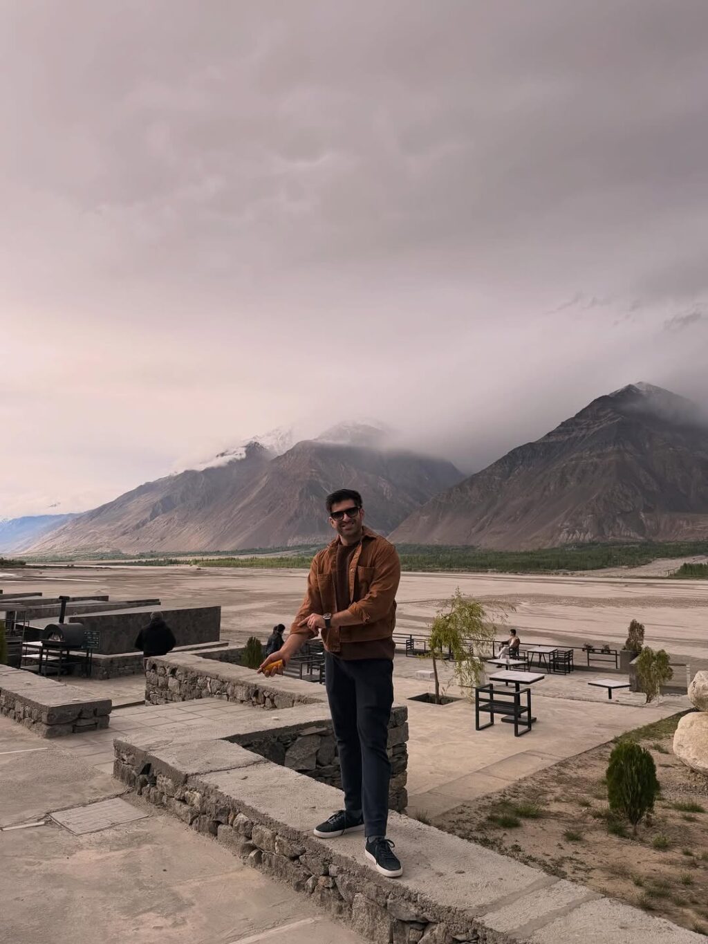 Aiman Khan and Muneeb Butt Family Clicks from Skardu Vacation