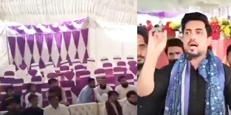 Iqrar ul Hassan’s Address to Empty Chaired Jalsa Trolled