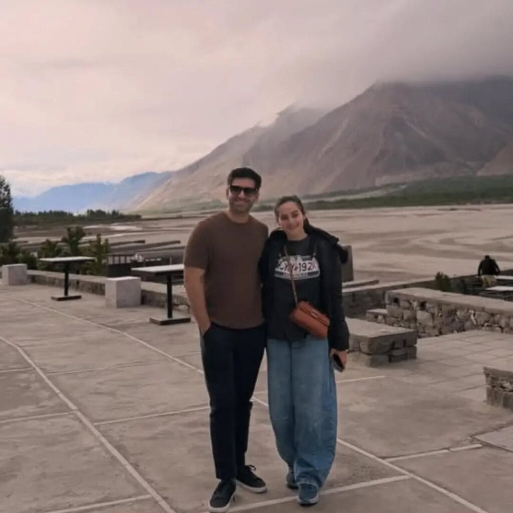 Aiman Khan and Muneeb Butt Family Clicks from Skardu Vacation