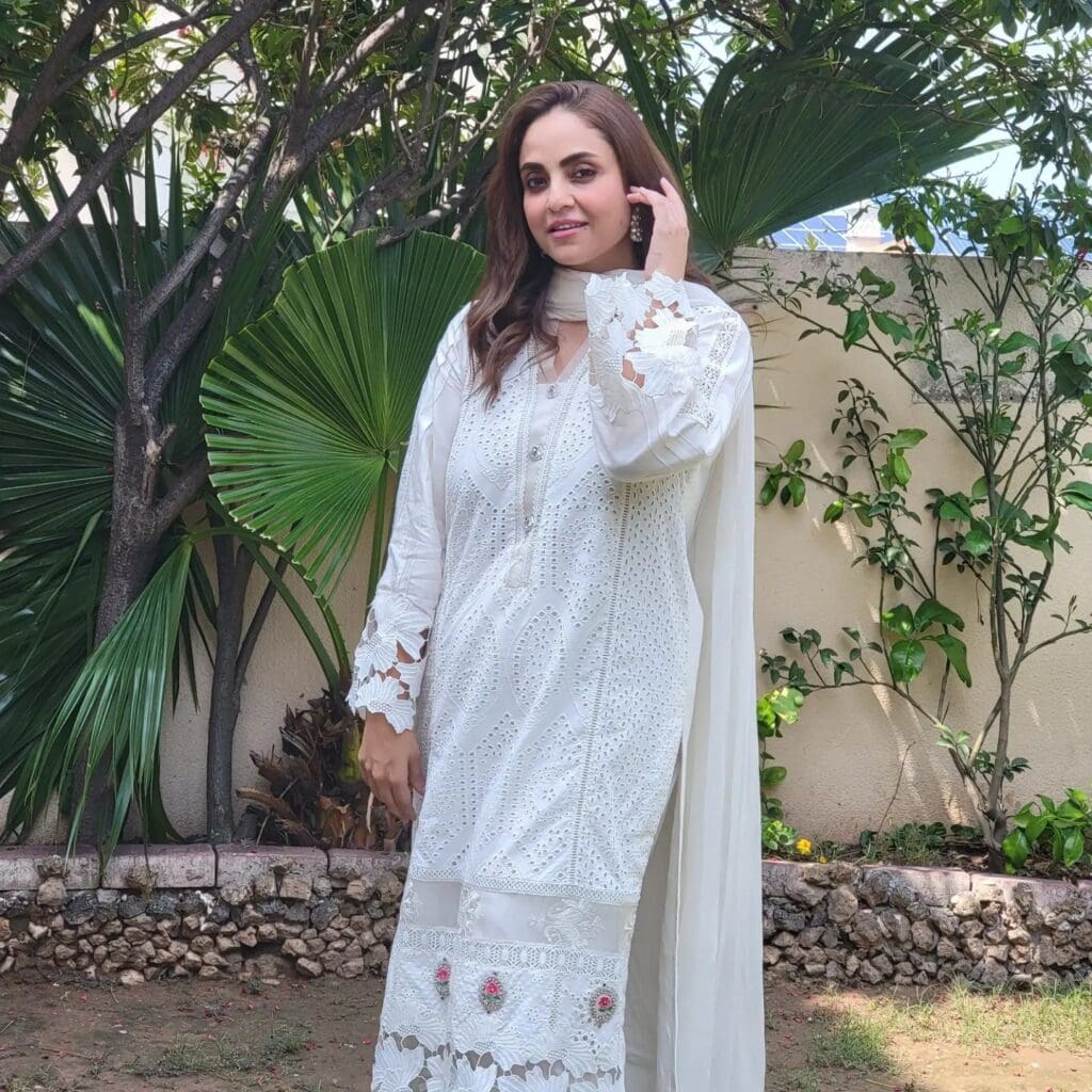 Nadia Khan Reveals Details of Her Stylish Qurbani Nadia Khan’s Sad Reason for Not Being with Family on Eid