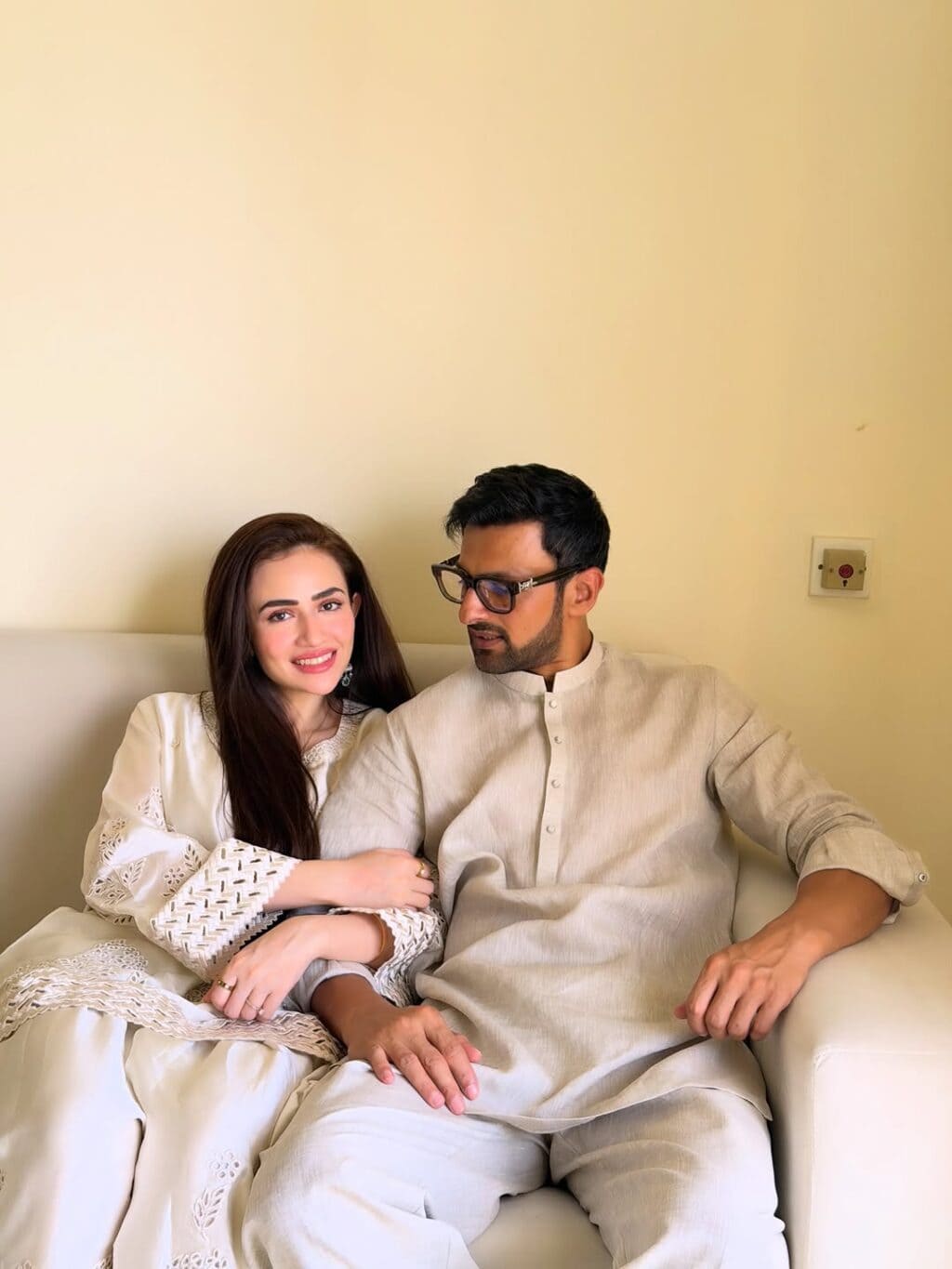 Shoaib Malik and Sana Javed Celebrate Eid-ul-Adha Together Shoaib Malik and Sana Javed Celebrate Eid-ul-Adha Together