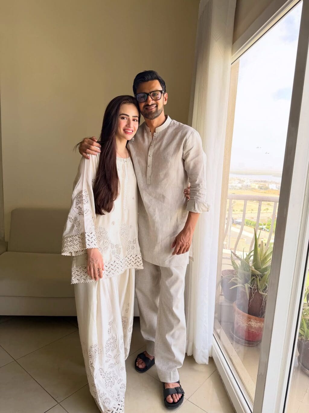 Shoaib Malik and Sana Javed Celebrate Eid-ul-Adha Together Shoaib Malik and Sana Javed Celebrate Eid-ul-Adha Together