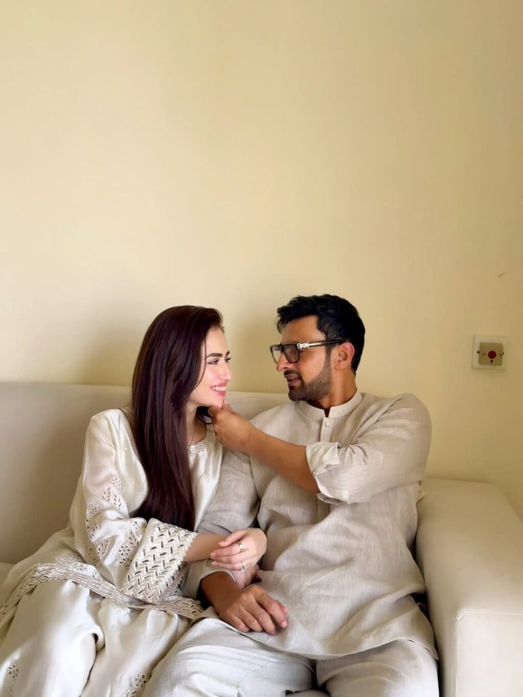 Shoaib Malik and Sana Javed Celebrate Eid-ul-Adha Together Shoaib Malik and Sana Javed Celebrate Eid-ul-Adha Together