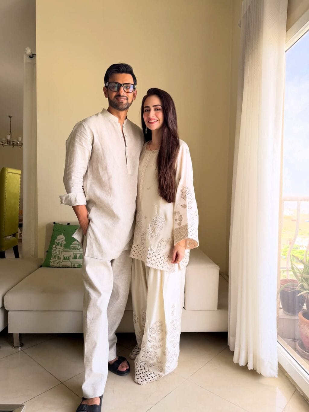 Shoaib Malik and Sana Javed Celebrate Eid-ul-Adha Together Shoaib Malik and Sana Javed Celebrate Eid-ul-Adha Together