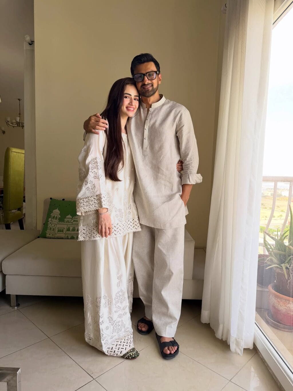 Shoaib Malik and Sana Javed Celebrate Eid-ul-Adha Together Shoaib Malik and Sana Javed Celebrate Eid-ul-Adha Together