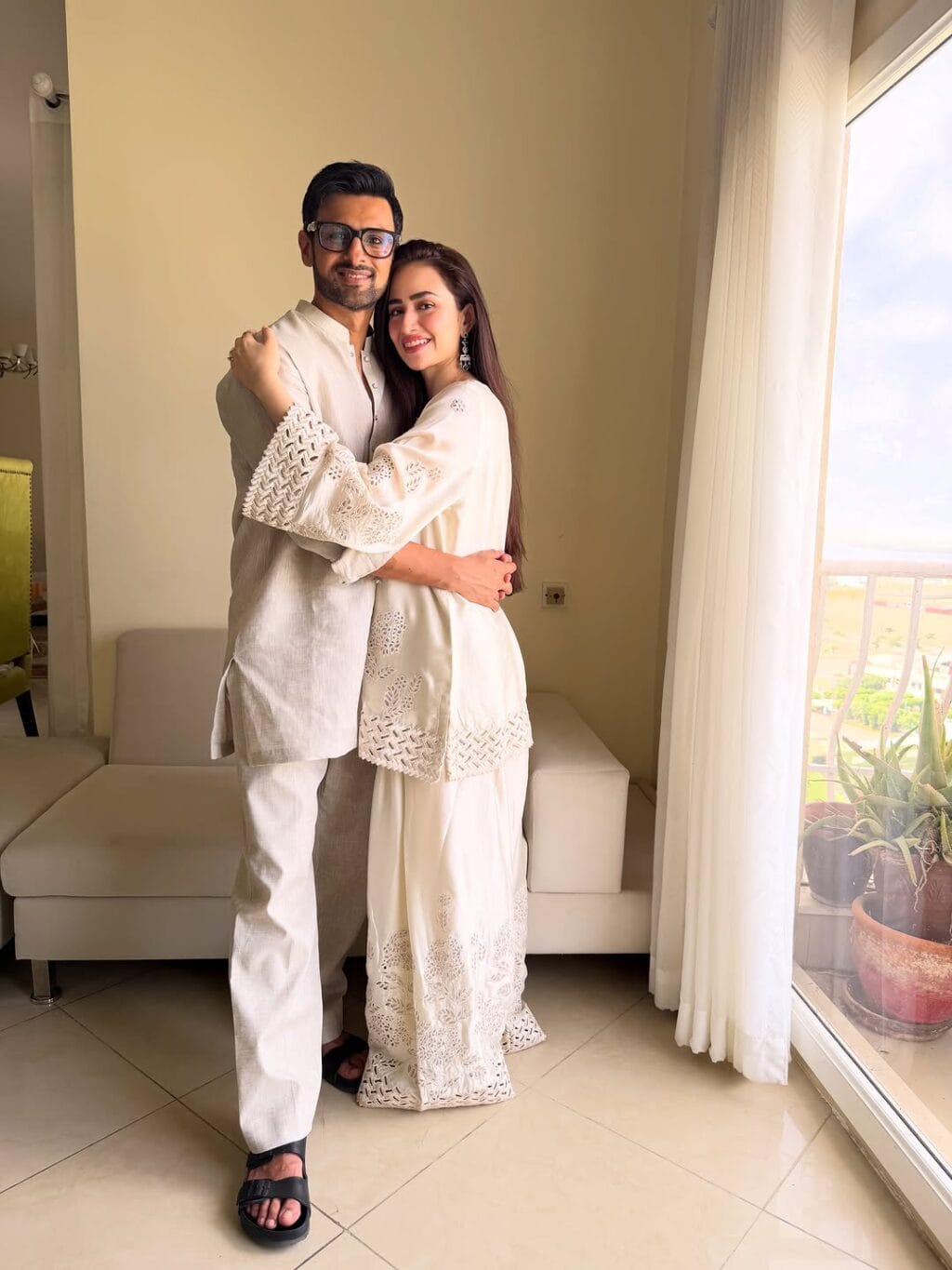 Shoaib Malik and Sana Javed Celebrate Eid-ul-Adha Together Shoaib Malik and Sana Javed Celebrate Eid-ul-Adha Together