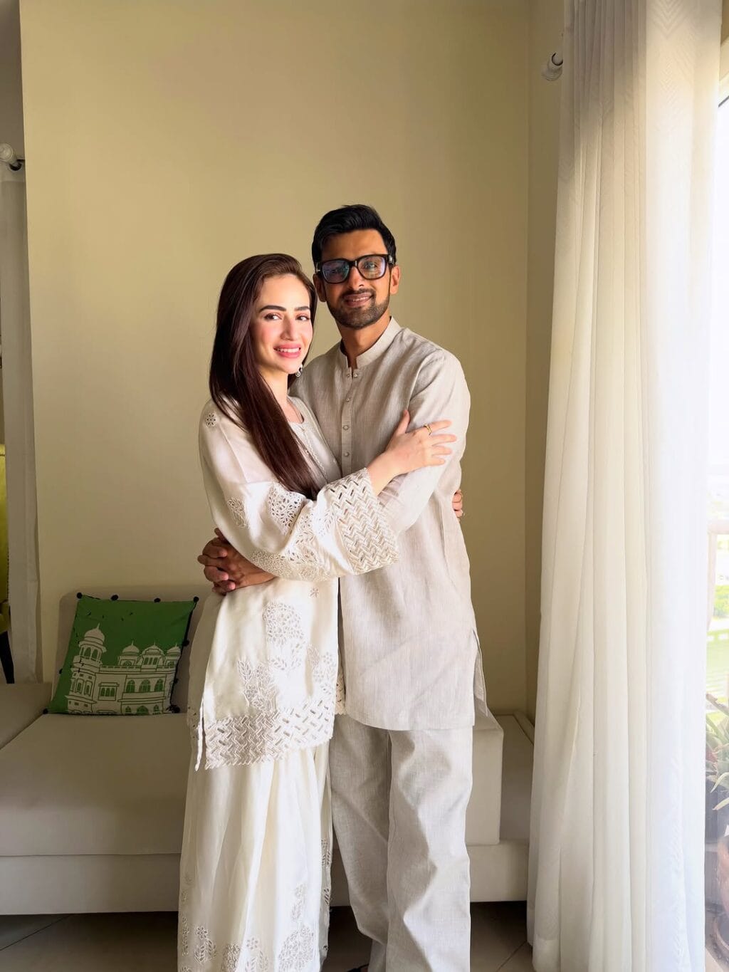 Shoaib Malik and Sana Javed Celebrate Eid-ul-Adha Together Shoaib Malik and Sana Javed Celebrate Eid-ul-Adha Together
